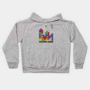 Arthur Mac's Tetris White Kids Hoodie